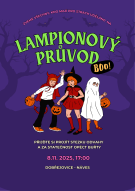 lampiony v nočním průvodu